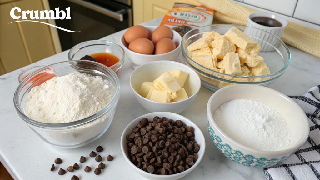 crumbl cookie recipeingredients
