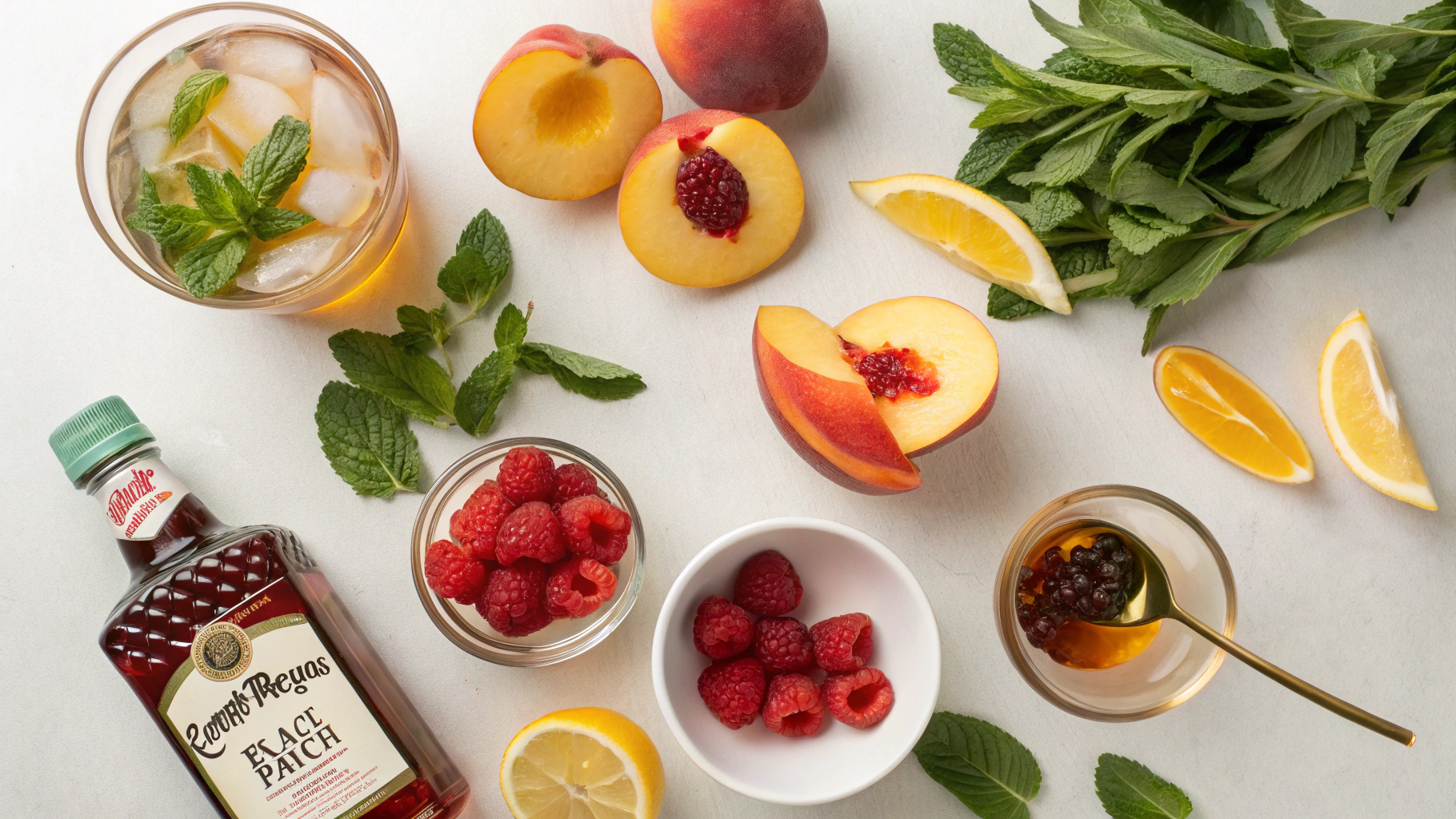 Peach Drink Recipes Ingredients