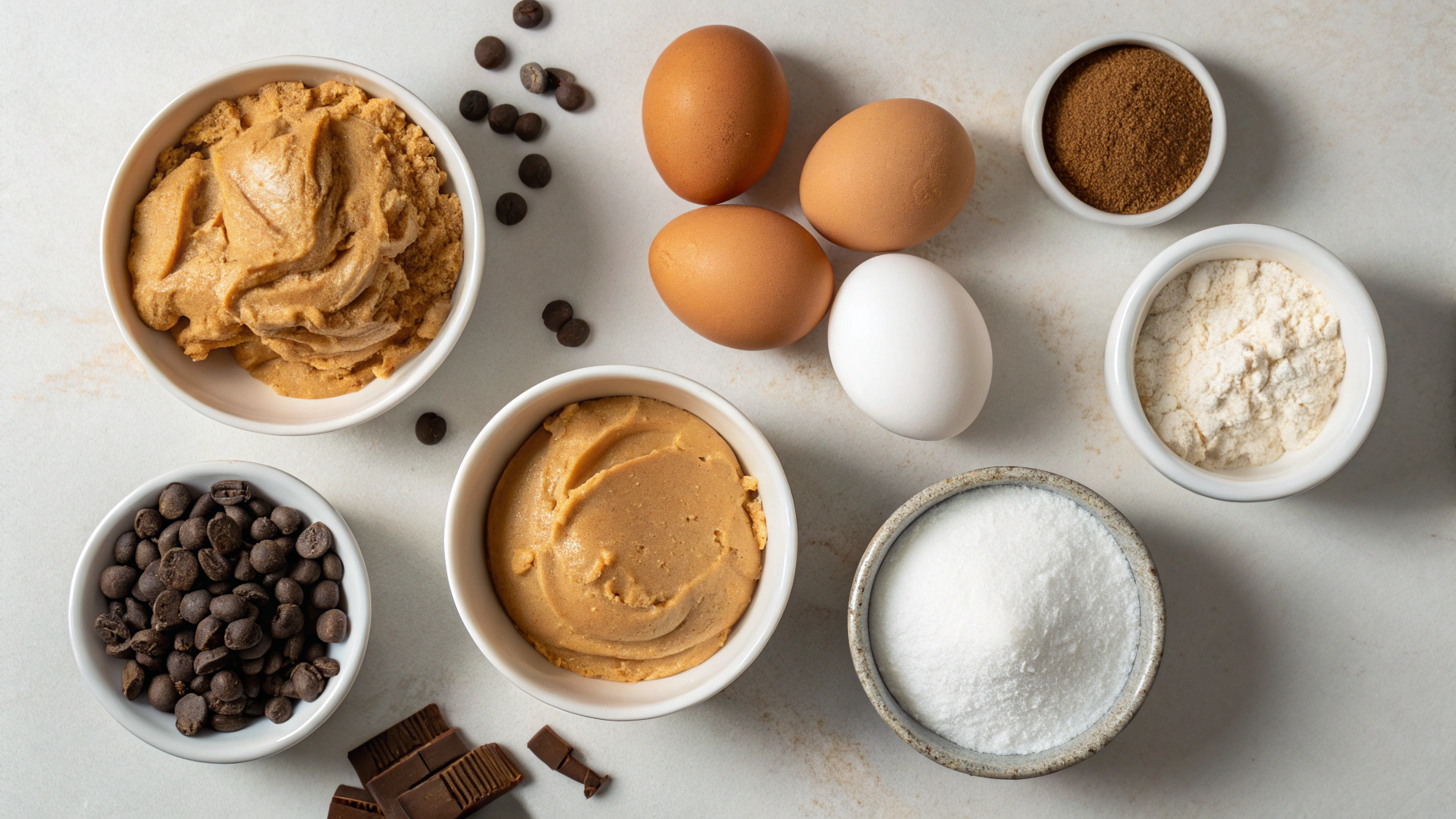 Peanut Butter Cookie Ingredients