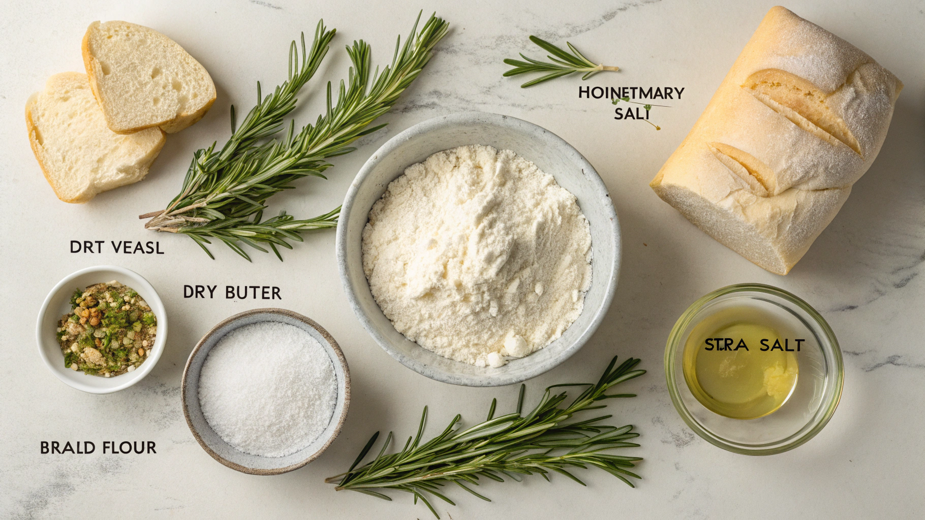 Rosemary Bread Ingredients