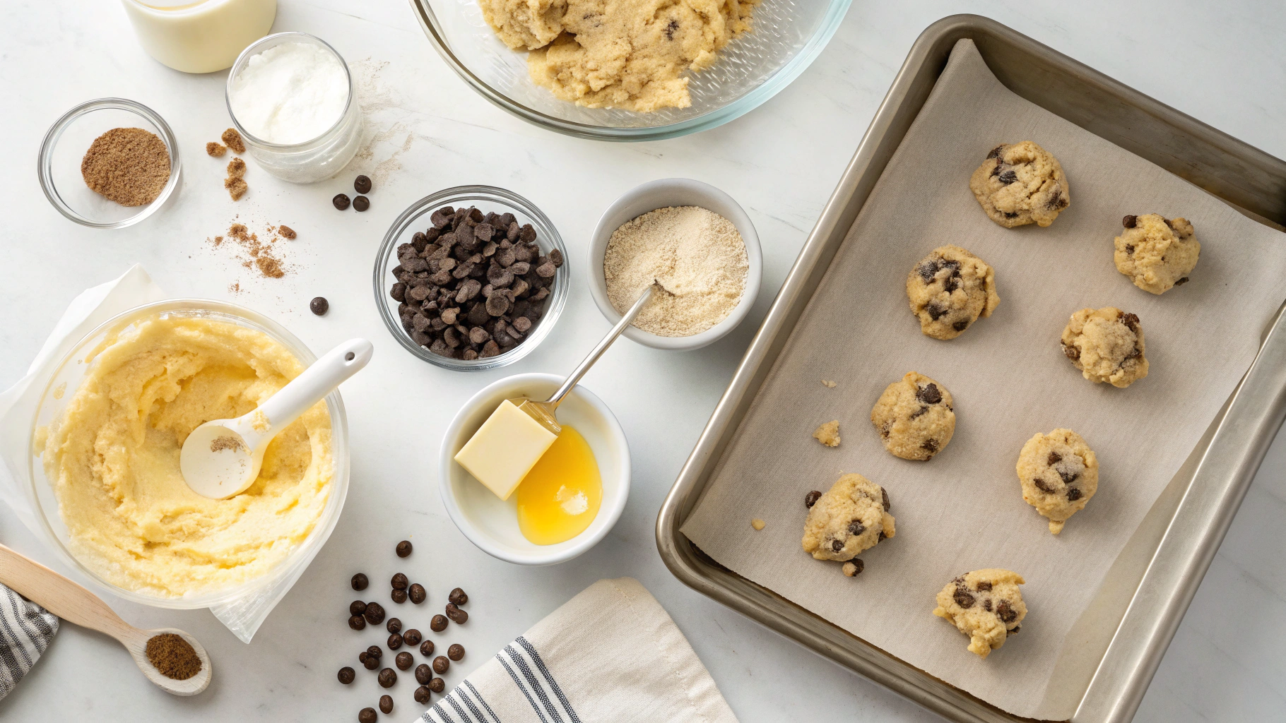 Toll House Cookie Preparation Steps