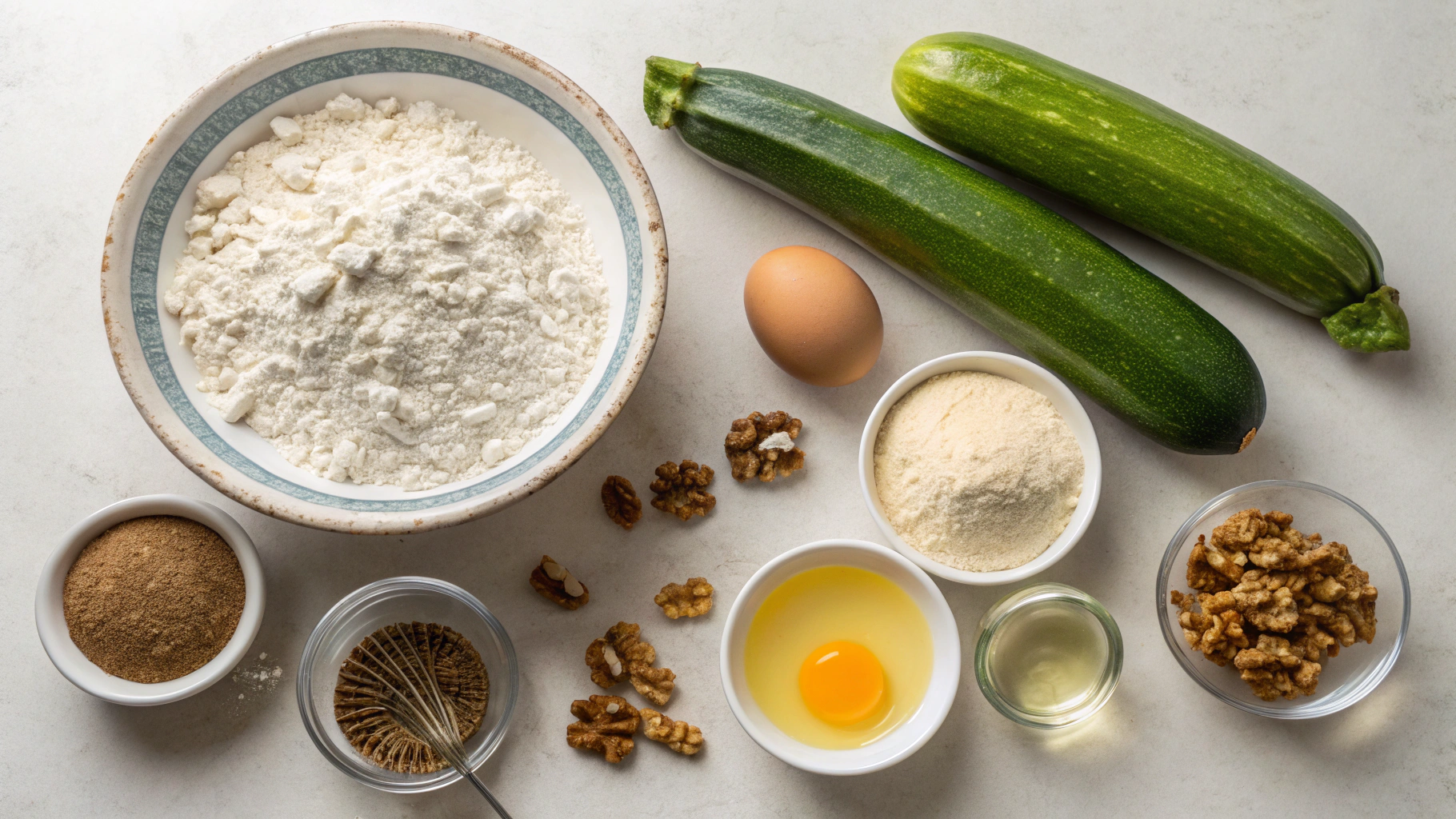 Zucchini Bread Recipe Ingredients