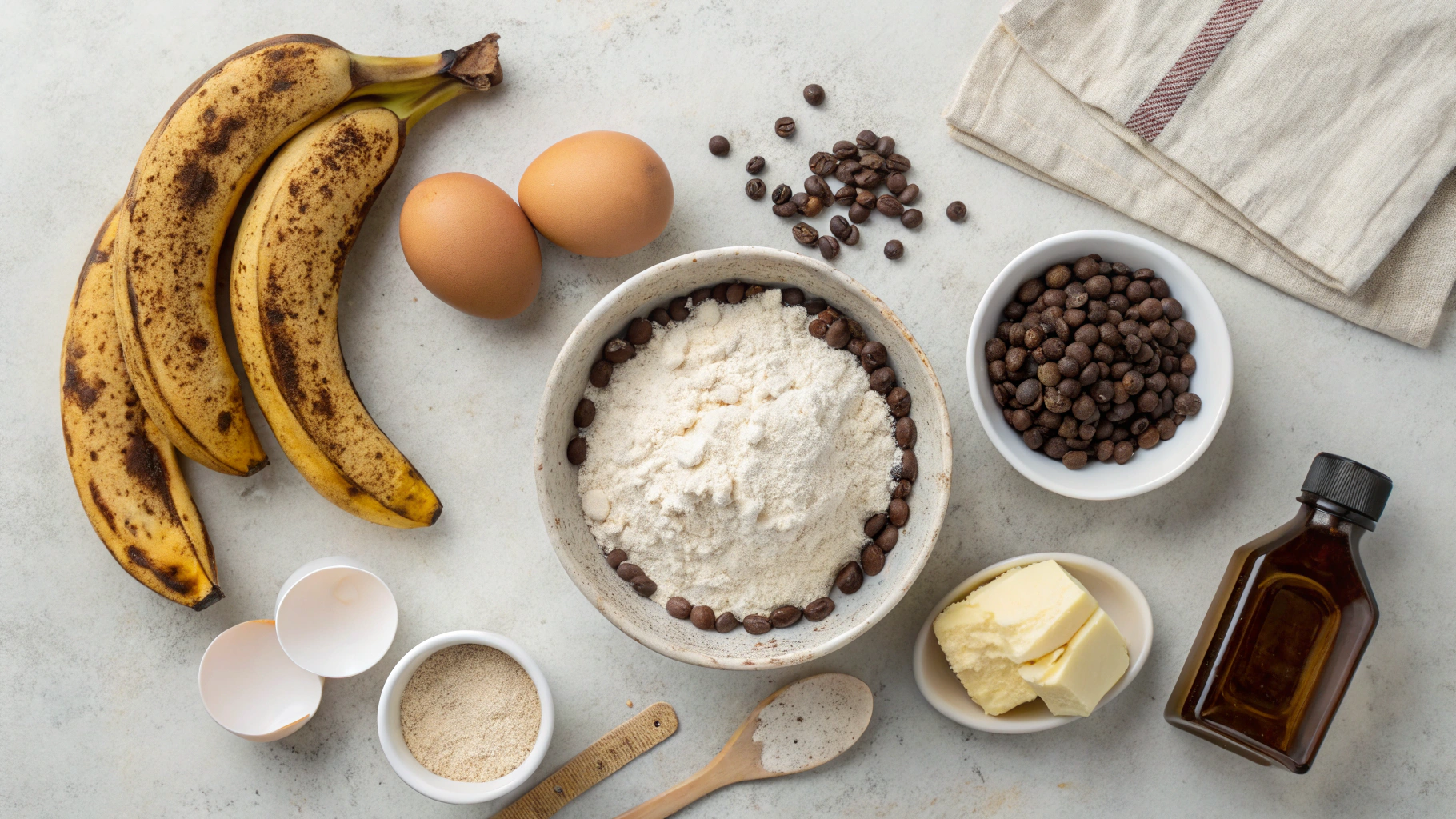 Chocolate Chip Banana Bread Ingredients
